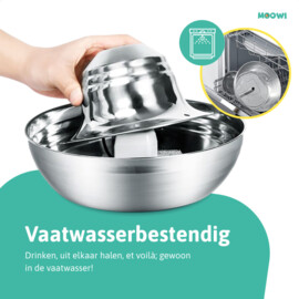 Moowi Stainless Steel Drinking Fountain